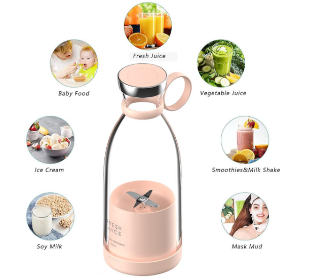 Portable smoothie blender