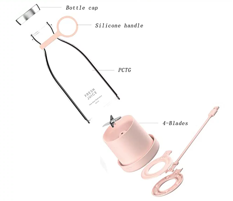 Portable smoothie blender