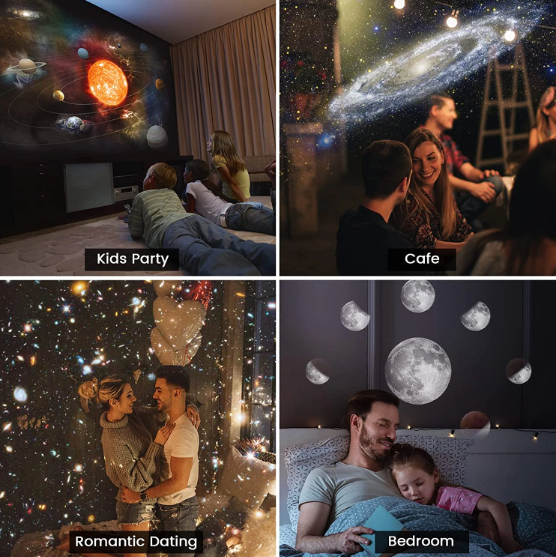 Night Light Galaxy Projector 360°